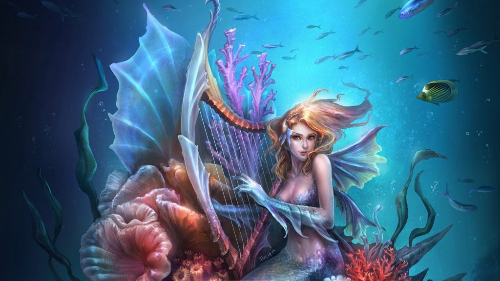 Anime Merma - Girl Adrift Legendary Fish , HD Wallpaper & Backgrounds