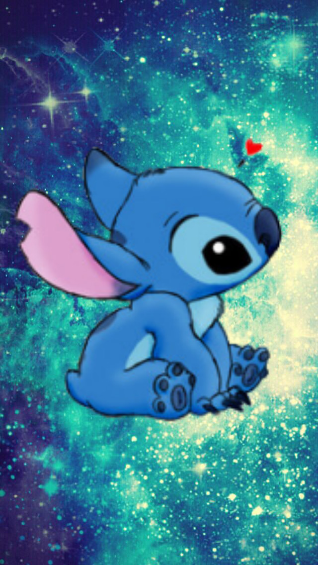 Stitch Wallpaper Tumblr - Mint Green Galaxy Background , HD Wallpaper & Backgrounds