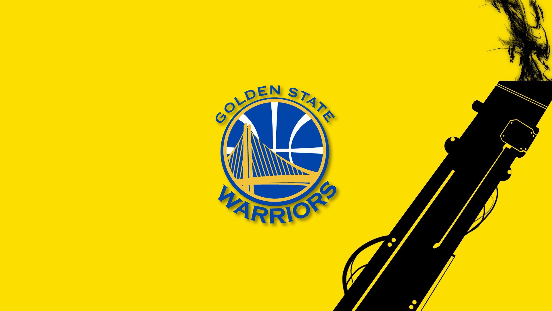 Cool Golden State Warriors Wallpaper Hd 2019 Live Wallpaper - Black And Yellow , HD Wallpaper & Backgrounds