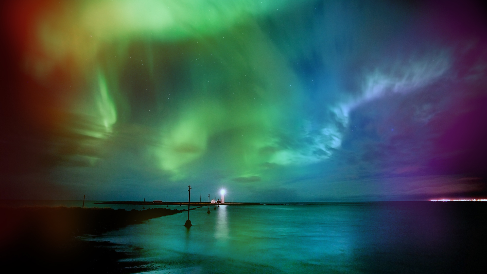 Colorful Aurora Borealis Wallpaper Widescreen, Beautiful - Northern Light High Quality , HD Wallpaper & Backgrounds