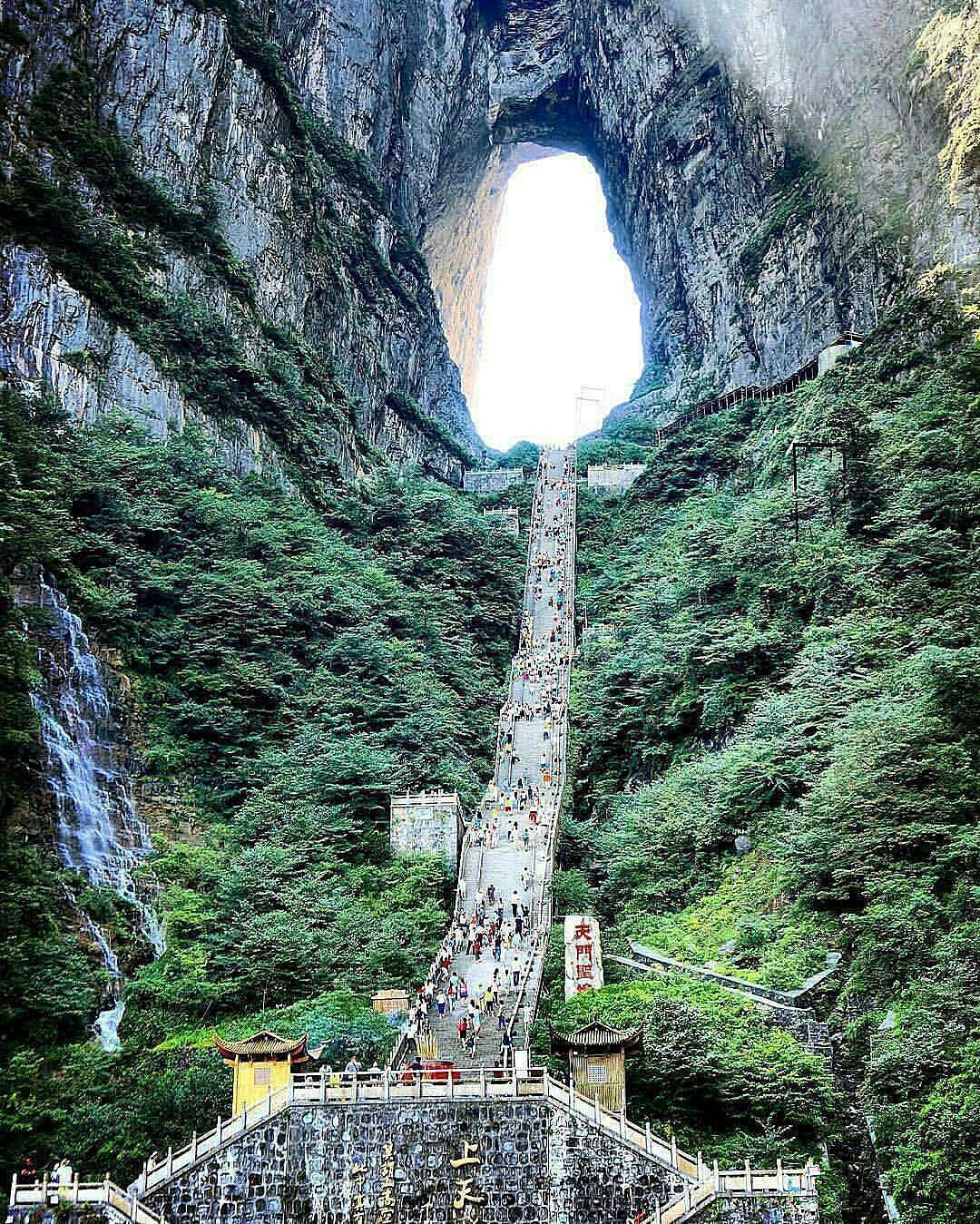Nature Wallpaper Hd 3d - Heaven's Door Zhangjiajie China , HD Wallpaper & Backgrounds