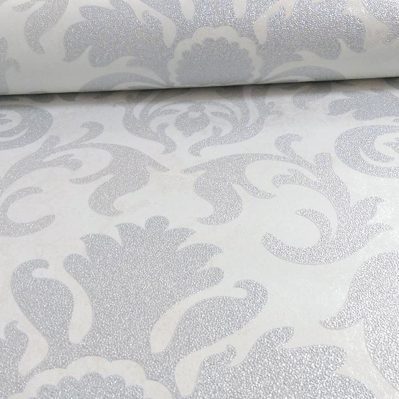 Featured image of post B And Q Damask Wallpaper Quartz metallic silver glitter grey damask vinyl wallpaper fine decor fd41965