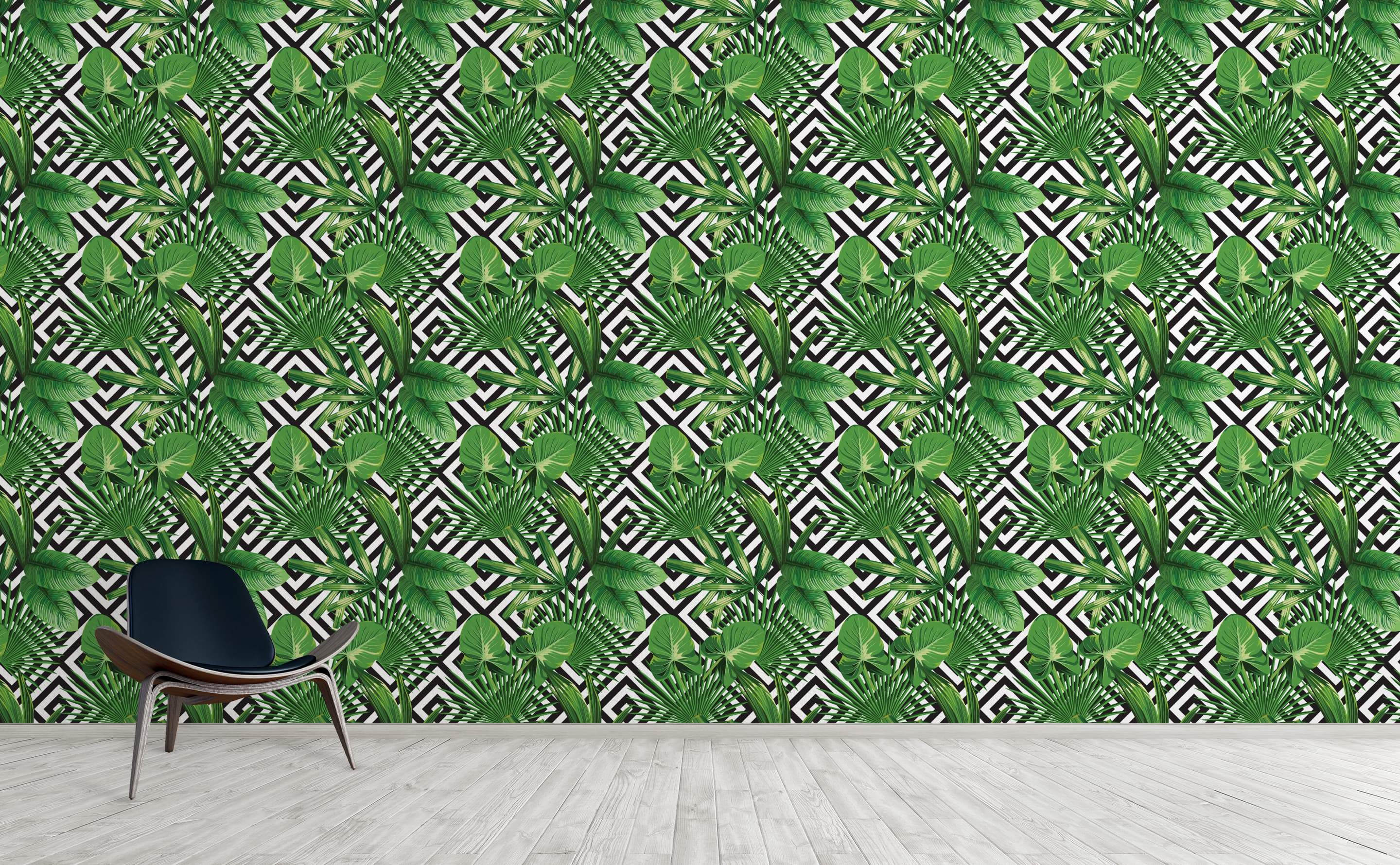 3d Vibrant Green Circle Wall Paper Wall Print Decal - Green Wallpaper Design , HD Wallpaper & Backgrounds