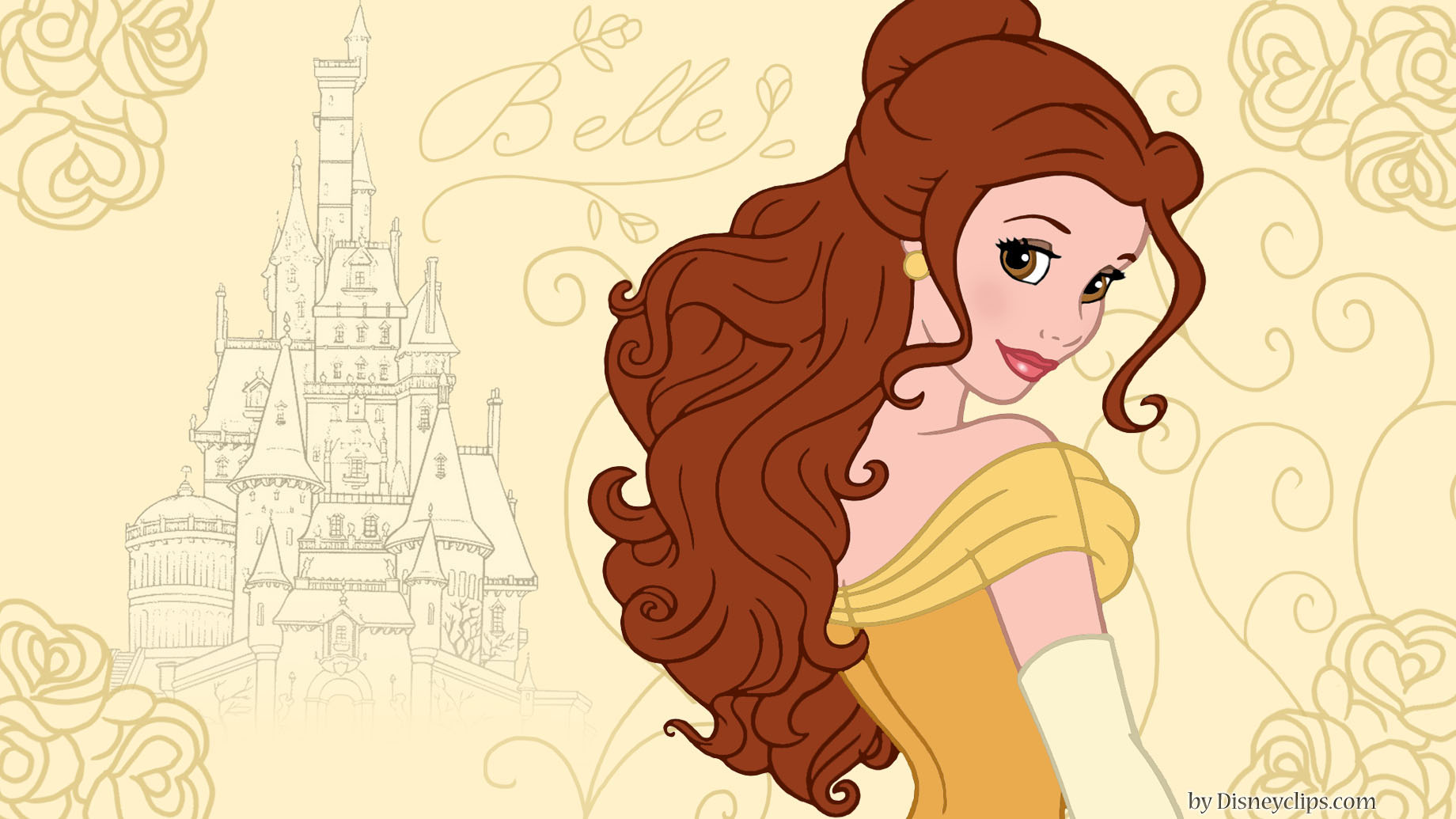 Belle Wallpaper Beauty And The Beast , HD Wallpaper & Backgrounds