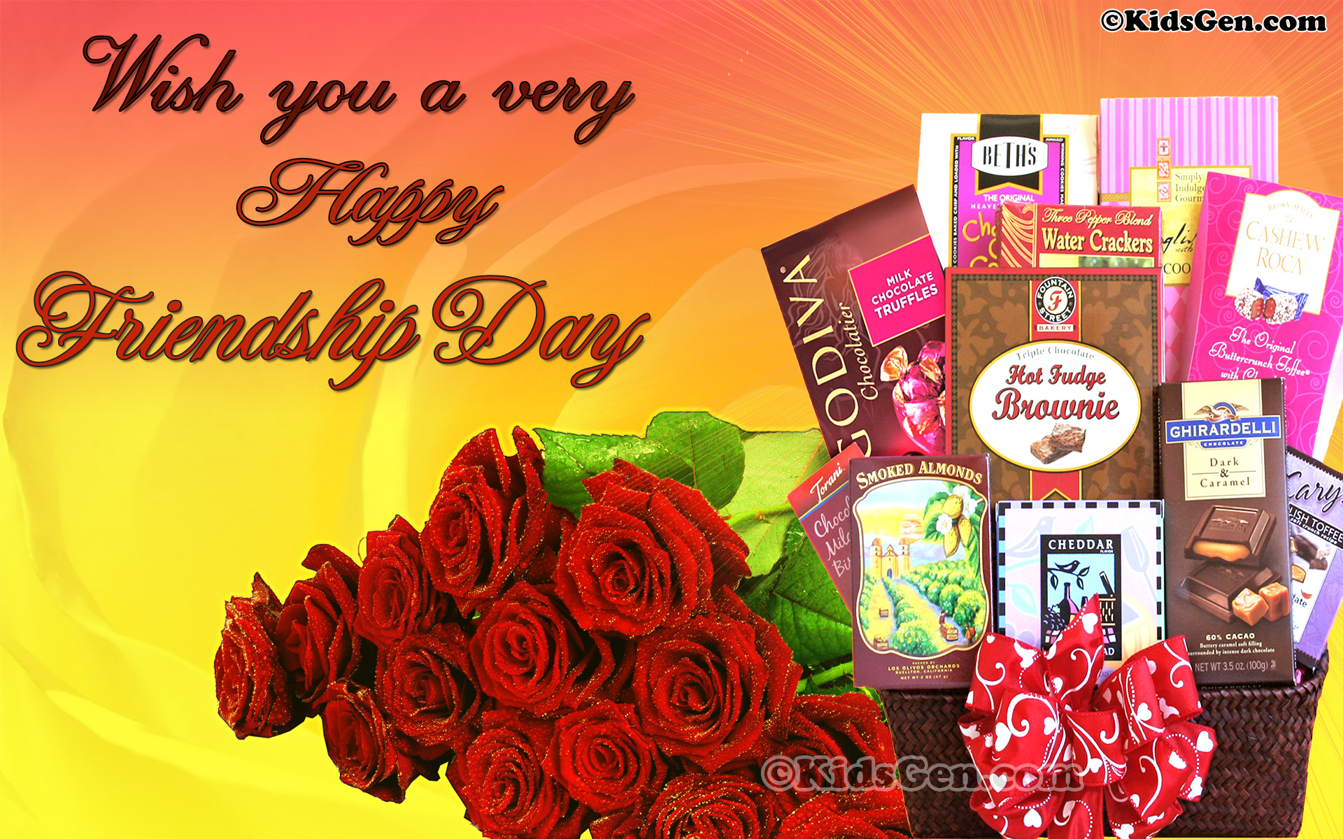 Friendship Day Wallpapers - Chocolate Happy Friendship Day , HD Wallpaper & Backgrounds