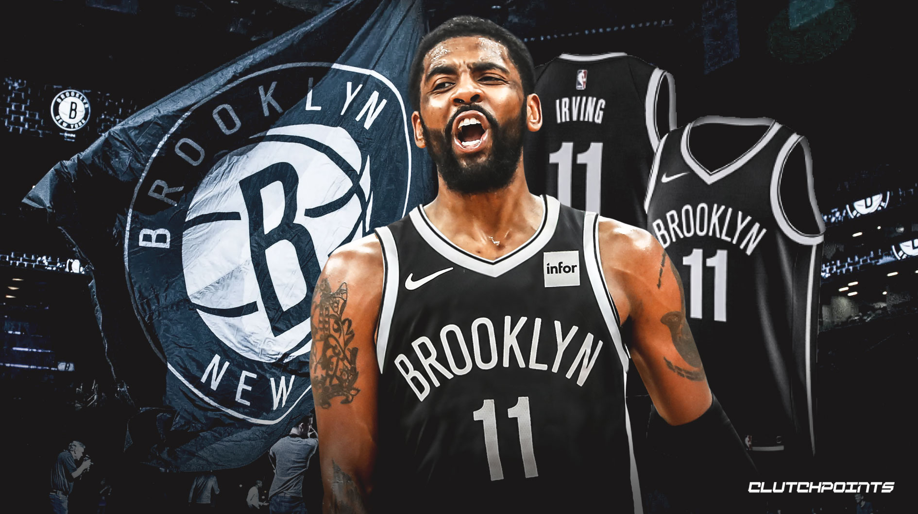 Kyrie Irving Wallpaper Nets , HD Wallpaper & Backgrounds