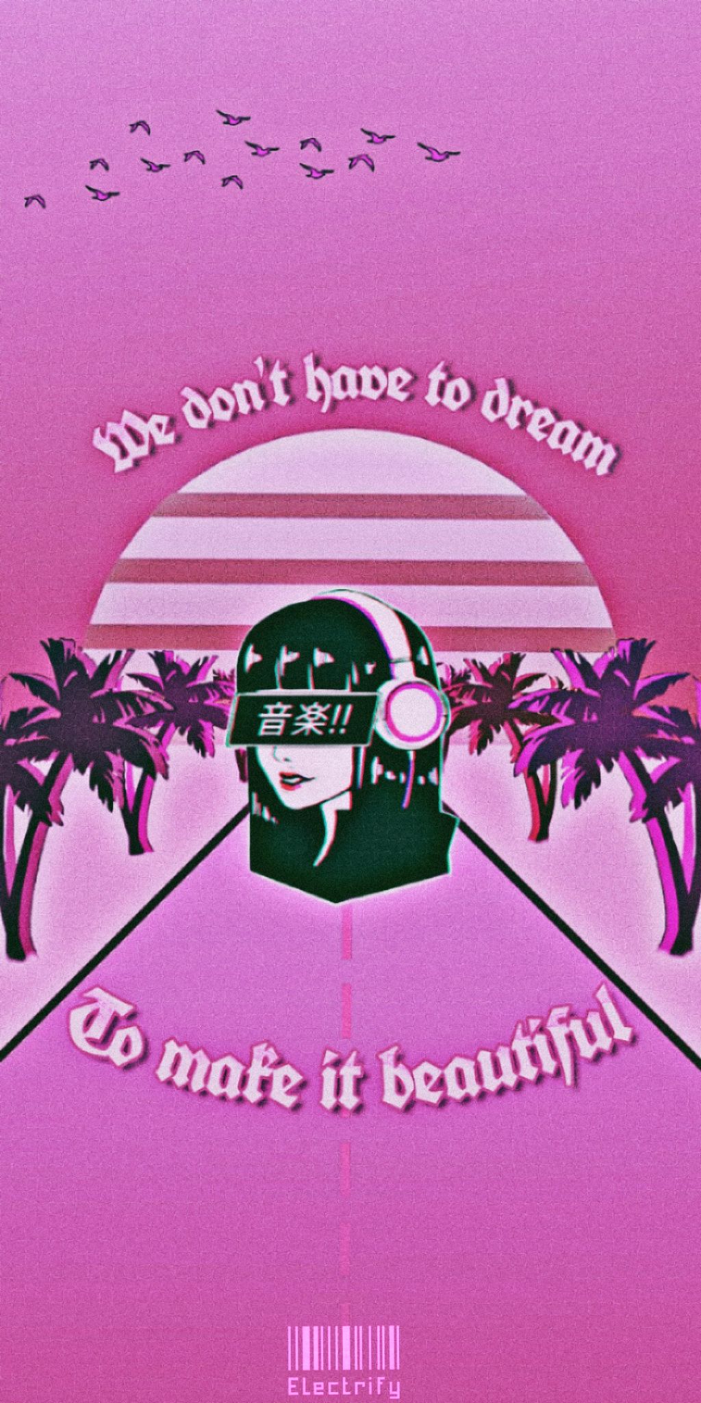 Aesthetic Vaporwave Wallpaper Pink - Vaporwave Wallpapers Aesthetic , HD Wallpaper & Backgrounds