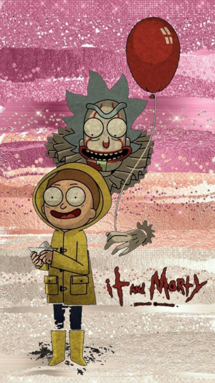 Comedy, Girl, And Glitter Image - Rick And Morty Pennywise , HD Wallpaper & Backgrounds