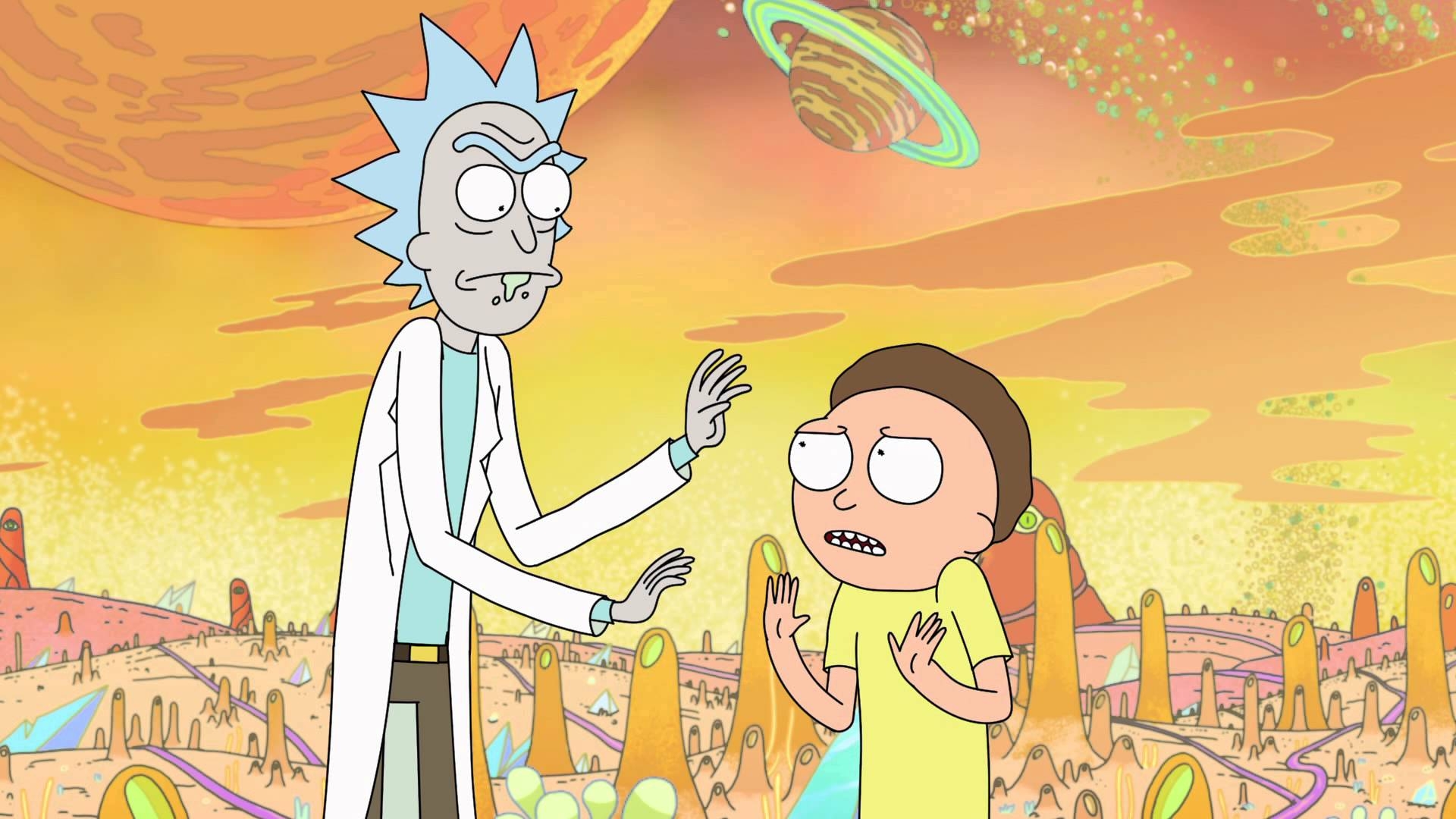 Rick And Morty Back , HD Wallpaper & Backgrounds