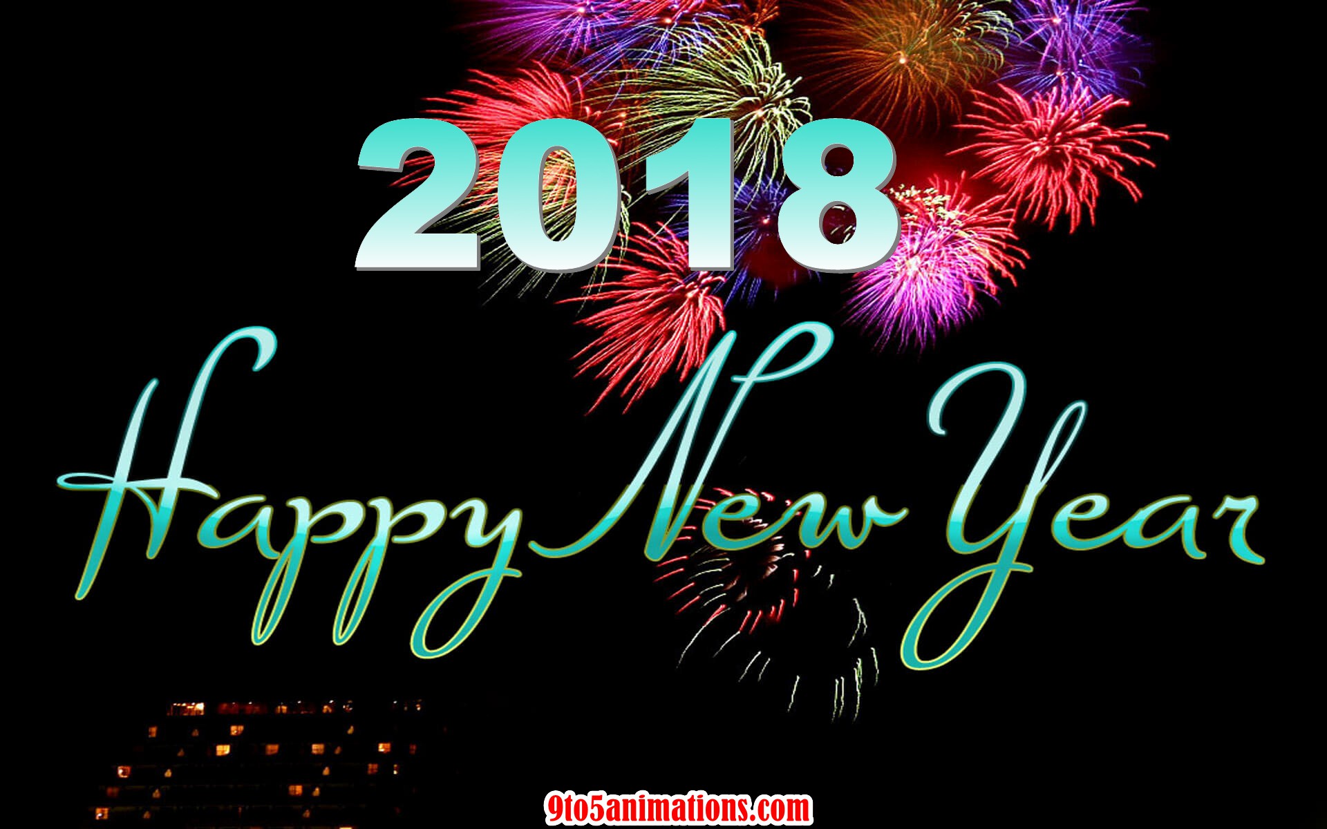 Happy New Year 2018 Love , HD Wallpaper & Backgrounds