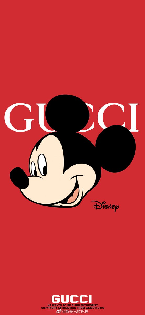 Gucci Mickey Mouse Logo , HD Wallpaper & Backgrounds