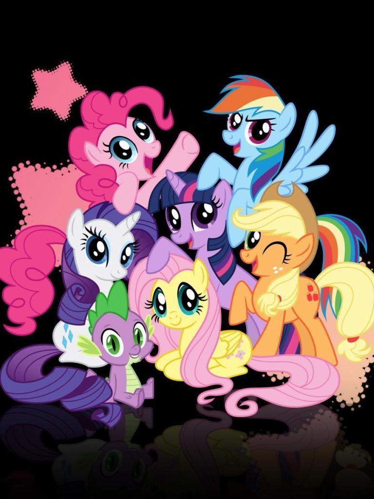My Little Pony Wallpaper Rainbow Dash Rarity Hd Wallpapers - Pinkie Pie And Her Friends , HD Wallpaper & Backgrounds