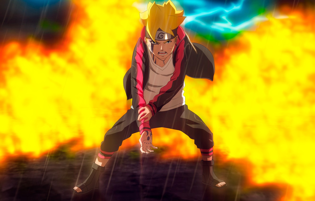 Photo Wallpaper Power, Boy, Naruto, Stand, Boruto - Naruto Poerr , HD Wallpaper & Backgrounds