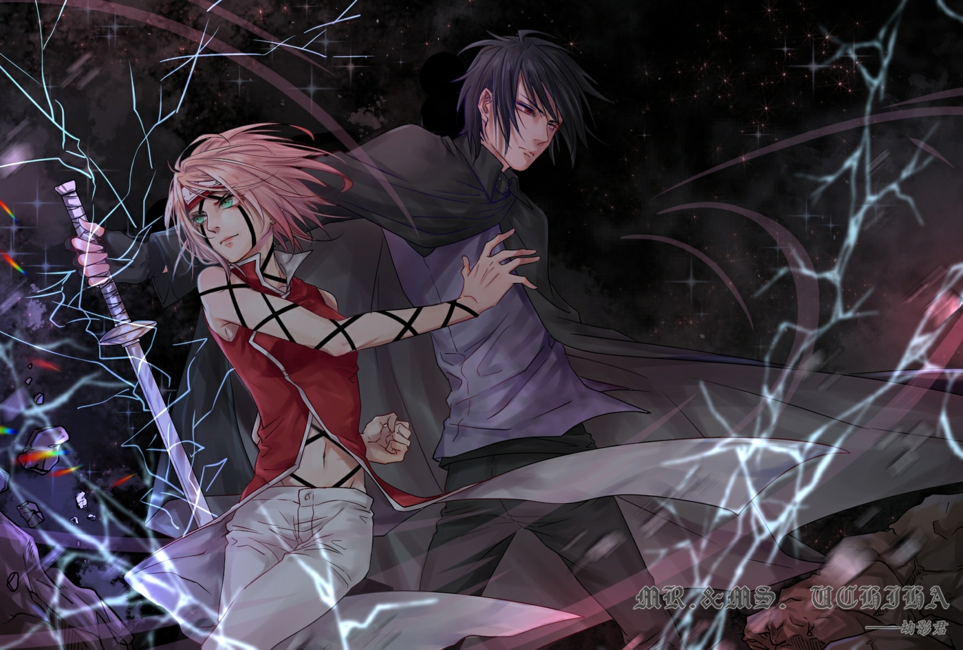 Anime Boruto Naruto Sakura Haruno Sasuke Uchiha Hd - Sakura Haruno , HD Wallpaper & Backgrounds