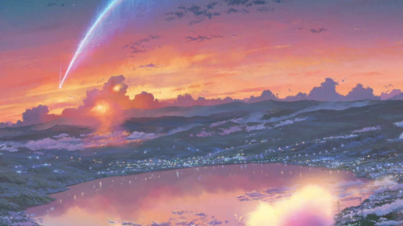 Anime Your Name Background Hd , HD Wallpaper & Backgrounds