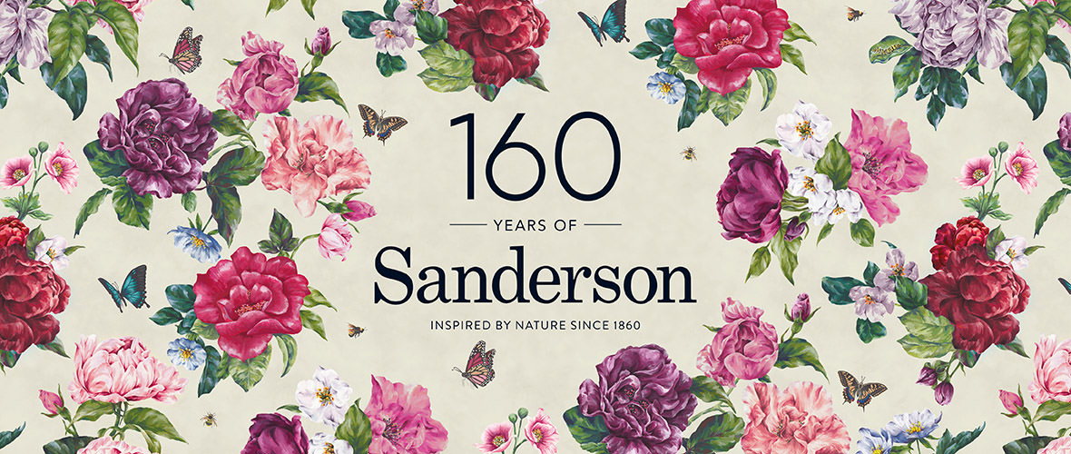 Floral Design Celebrating 160 Years Of Sanderson , HD Wallpaper & Backgrounds