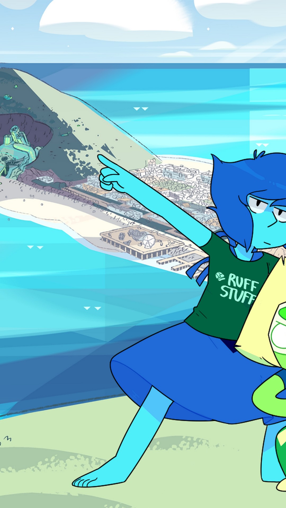 Steven Universe Phone Wallpaper With High-resolution - Lapis Peridot Steven Universe , HD Wallpaper & Backgrounds