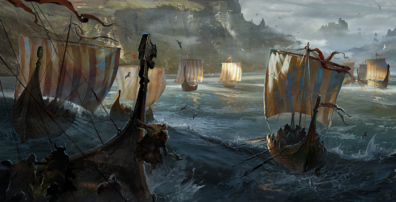 Viking Ship , HD Wallpaper & Backgrounds