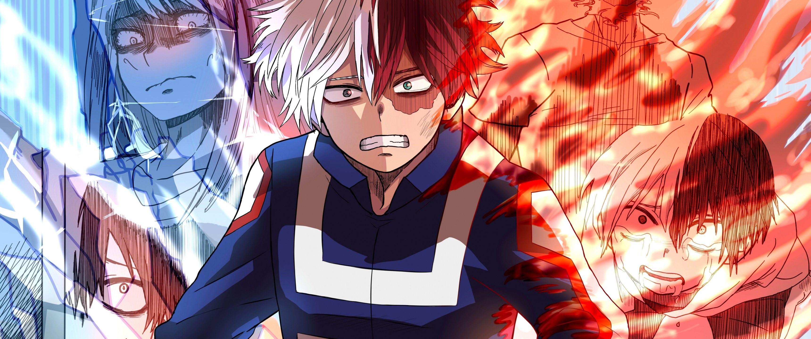 Boku No Hero Academia, Todoroki Shouto - Boku No Hero Academia Todoroki , HD Wallpaper & Backgrounds