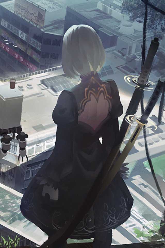 Nier Automata Wallpaper Iphone X , HD Wallpaper & Backgrounds