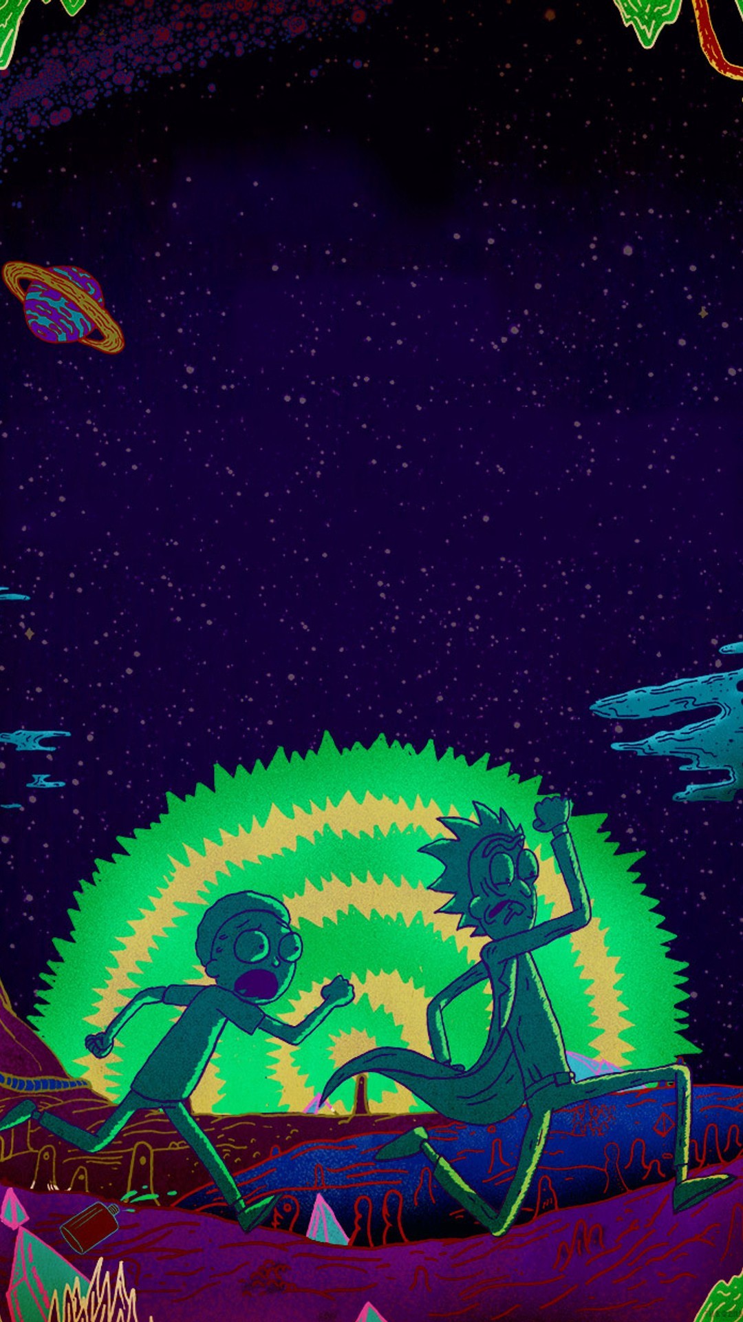 Rick And Morty I Phones Wallpaper With High-resolution - Rick Et Morty Wallpaper Iphone , HD Wallpaper & Backgrounds