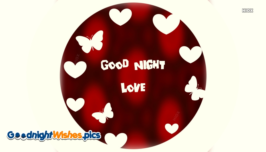 Good Night Love Wallpaper - Heart , HD Wallpaper & Backgrounds