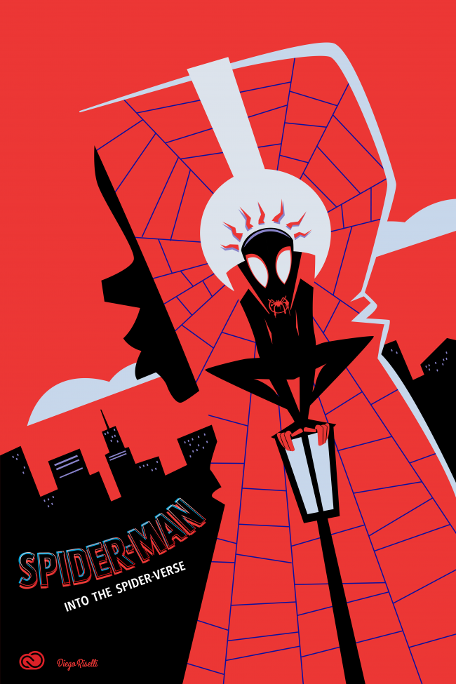 Into The Spider Verse, Animation, Weird - Spider Man Into The Spider Verse Fan Poster , HD Wallpaper & Backgrounds