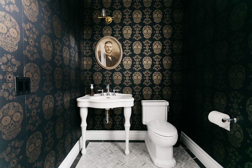 Dia De Los Muertos Wallpaper - Bathroom , HD Wallpaper & Backgrounds