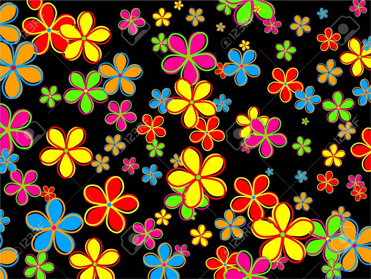 Funky Images, Beautiful Images, Images Of Funky, Beautiful - Retro Flower , HD Wallpaper & Backgrounds