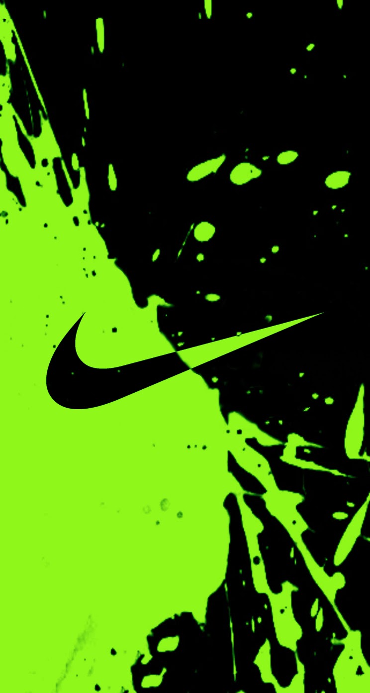 Lime Green Wallpaper - Nike Black And Green , HD Wallpaper & Backgrounds