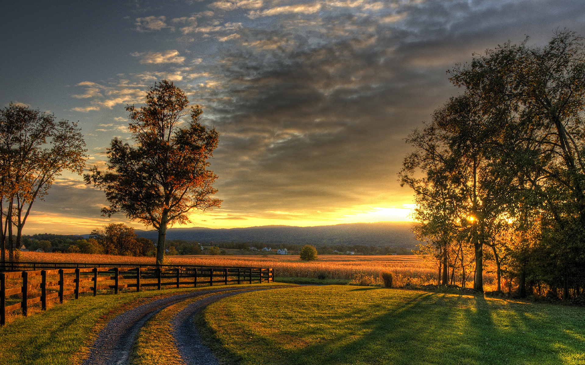 Amazing Country Sunset Wallpaper Sunset Country What - Virginia Country , HD Wallpaper & Backgrounds