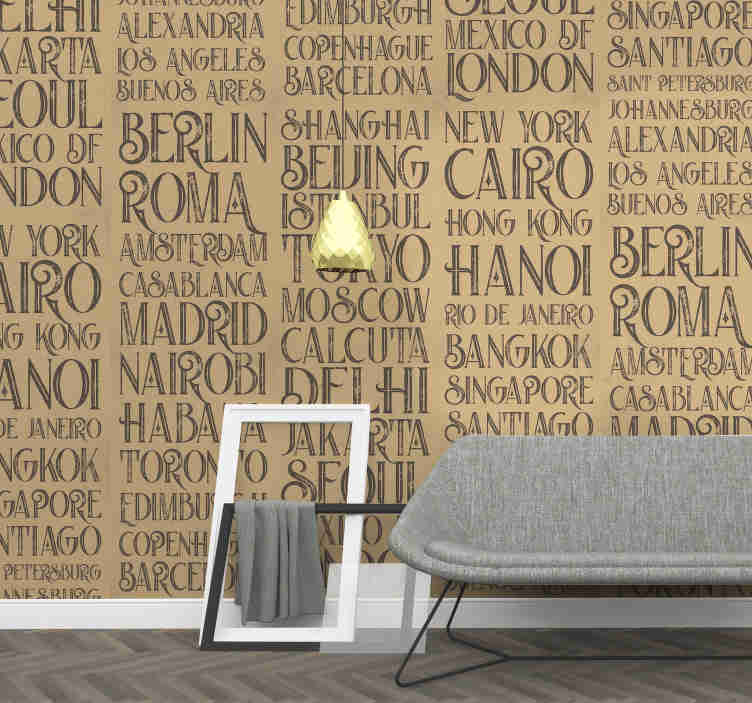 Cities Of The World Letter Wallpaper - Carta Da Parati Città , HD Wallpaper & Backgrounds