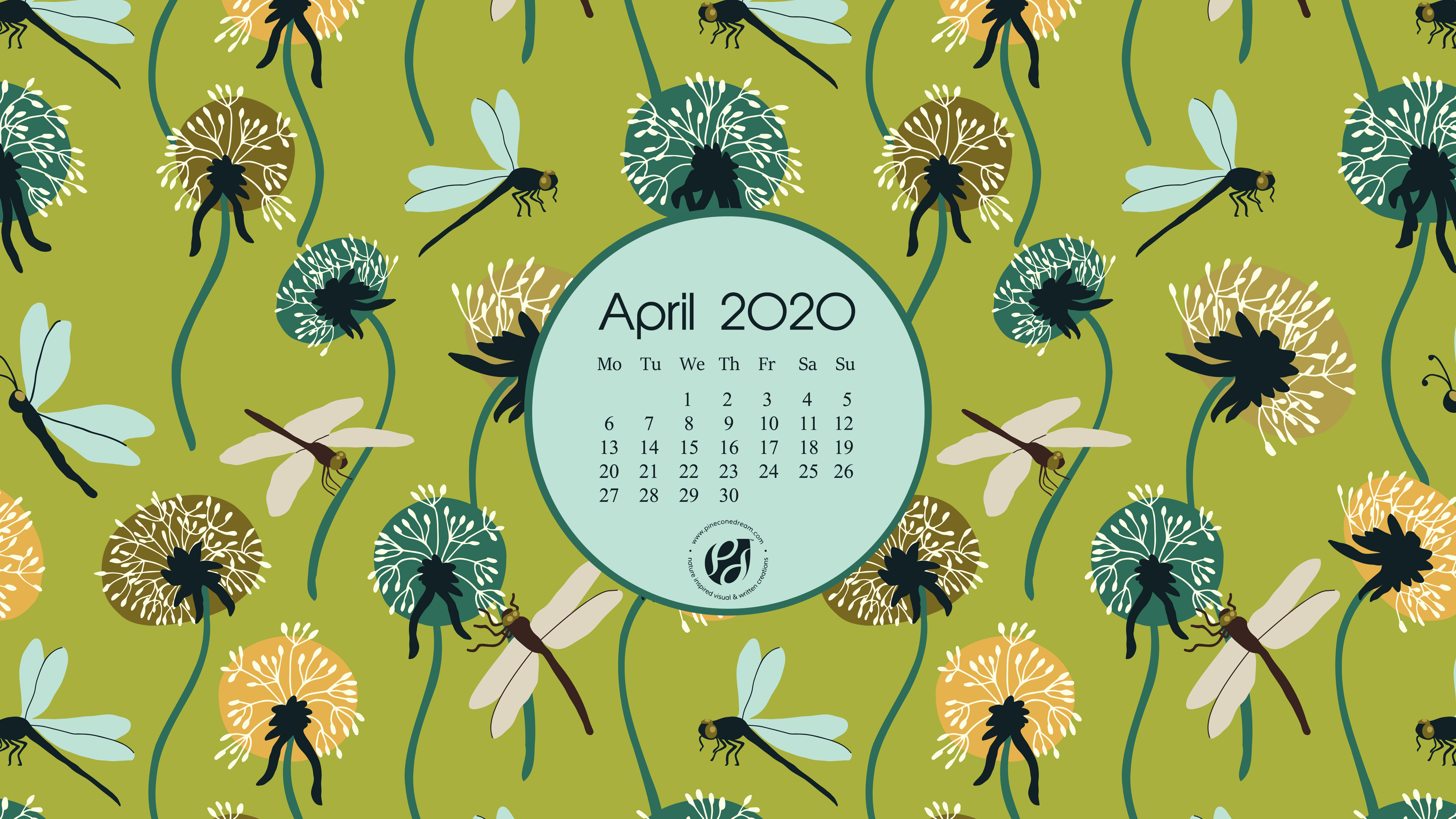 April 2020 Wallpaper Calendar , HD Wallpaper & Backgrounds