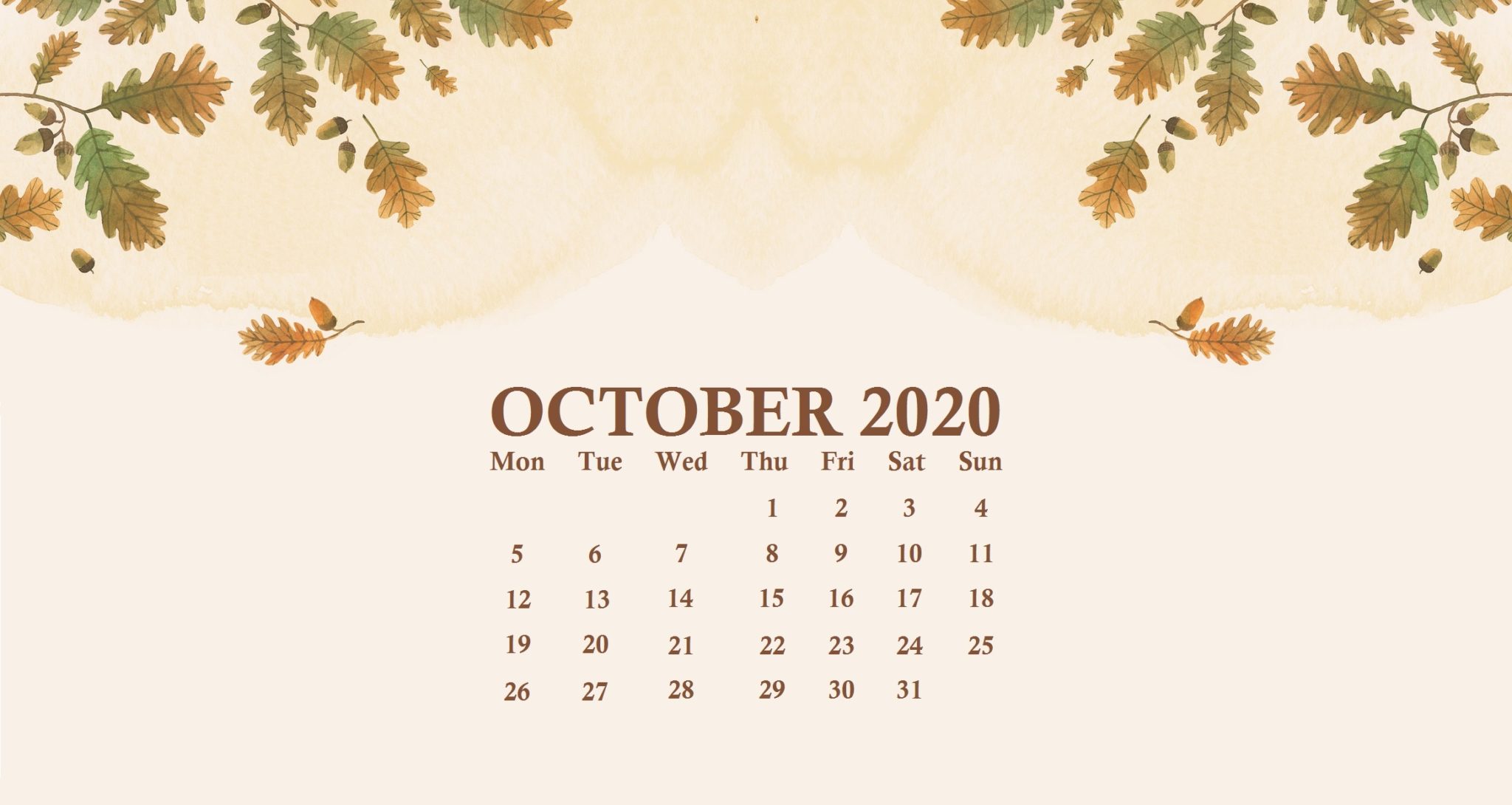 October 2020 Calendar Wallpaper - Calendar Wallpaper October 2020 , HD Wallpaper & Backgrounds