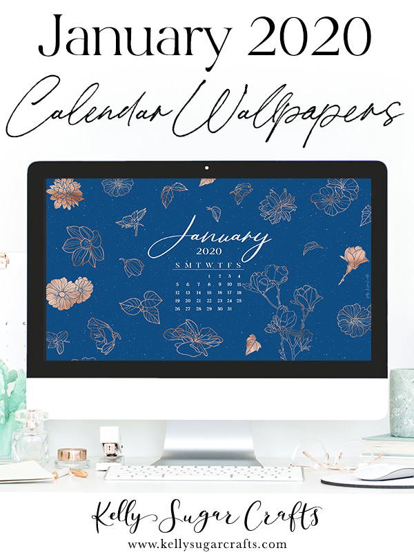 January 2020 Calendar Wallpapers By Kellysugarcrafts - Calligraphy , HD Wallpaper & Backgrounds