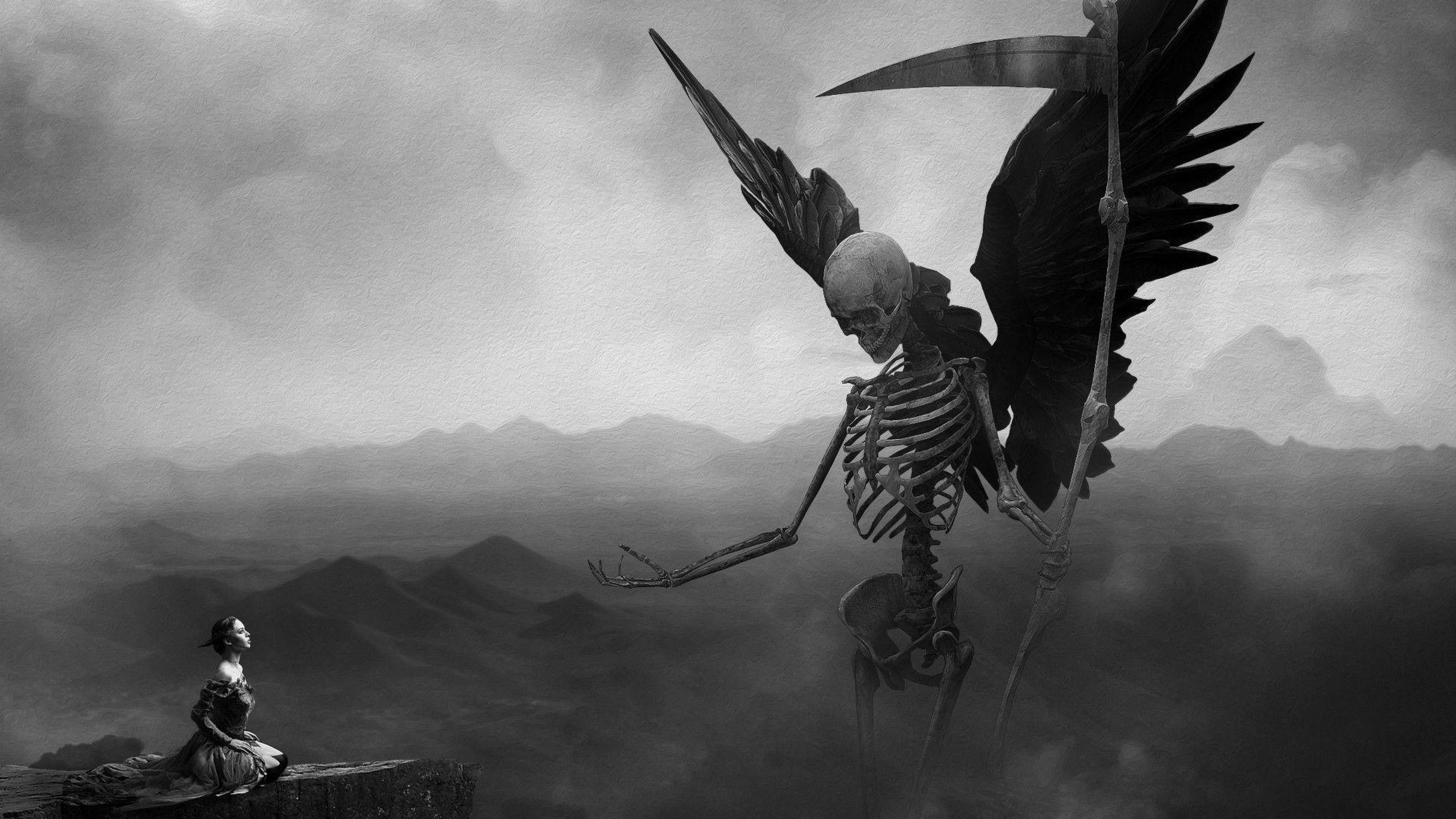 #5k7w939 Death Wallpaper Px - Angel Of Death , HD Wallpaper & Backgrounds