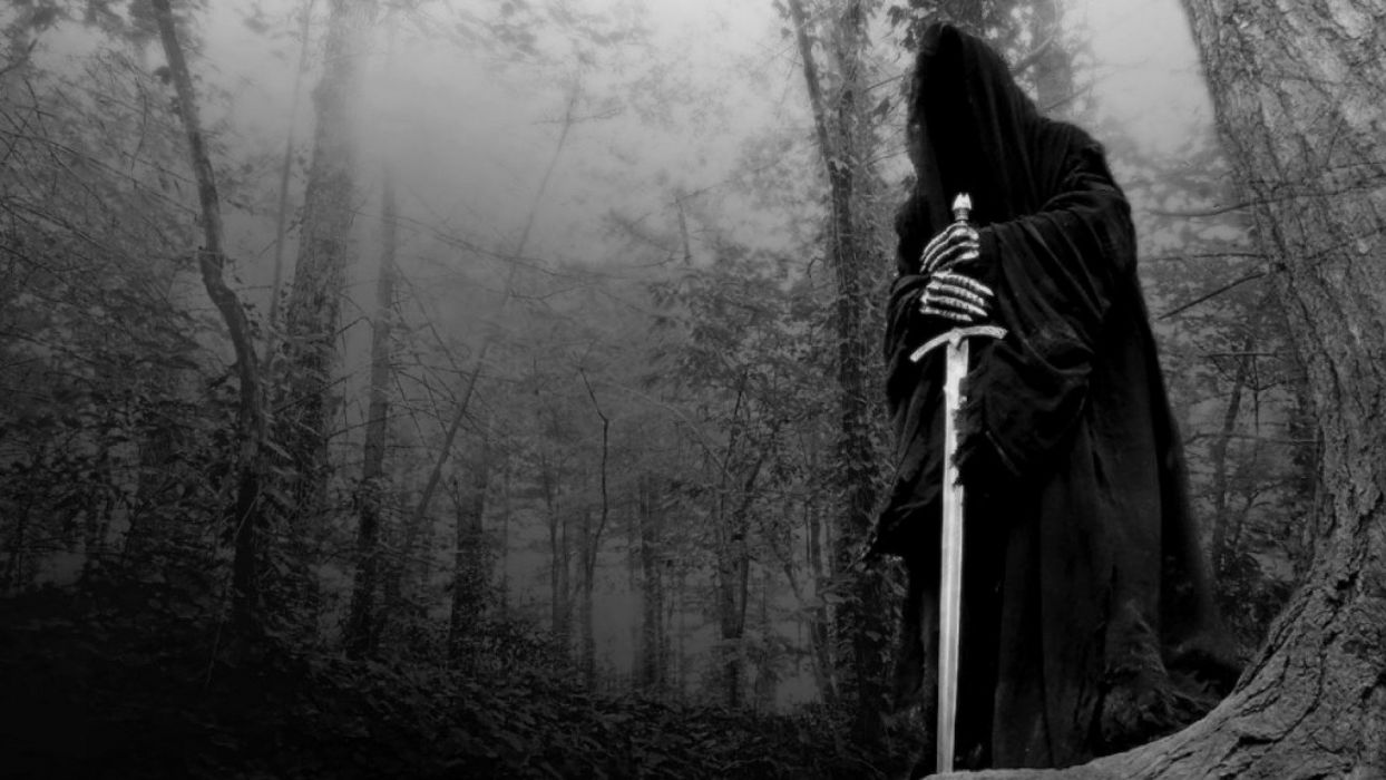 Dark Gothic Death Sword Wallpaper - Dark Art , HD Wallpaper & Backgrounds
