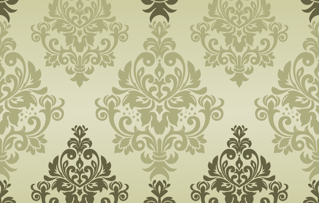Photo Wallpaper Green, Vector, Texture, Ornament, Background, - Ornament , HD Wallpaper & Backgrounds