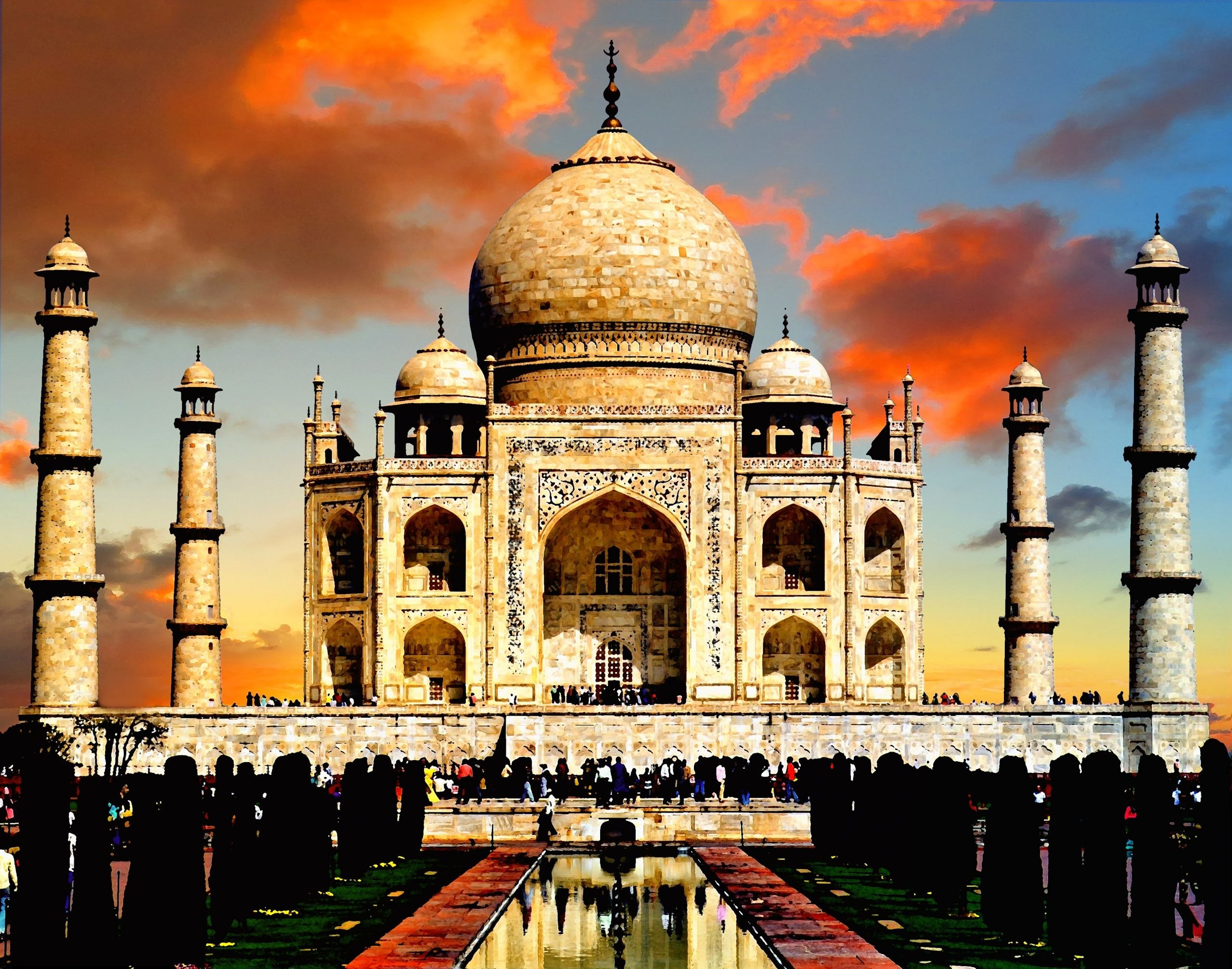 Taj Mahal , HD Wallpaper & Backgrounds