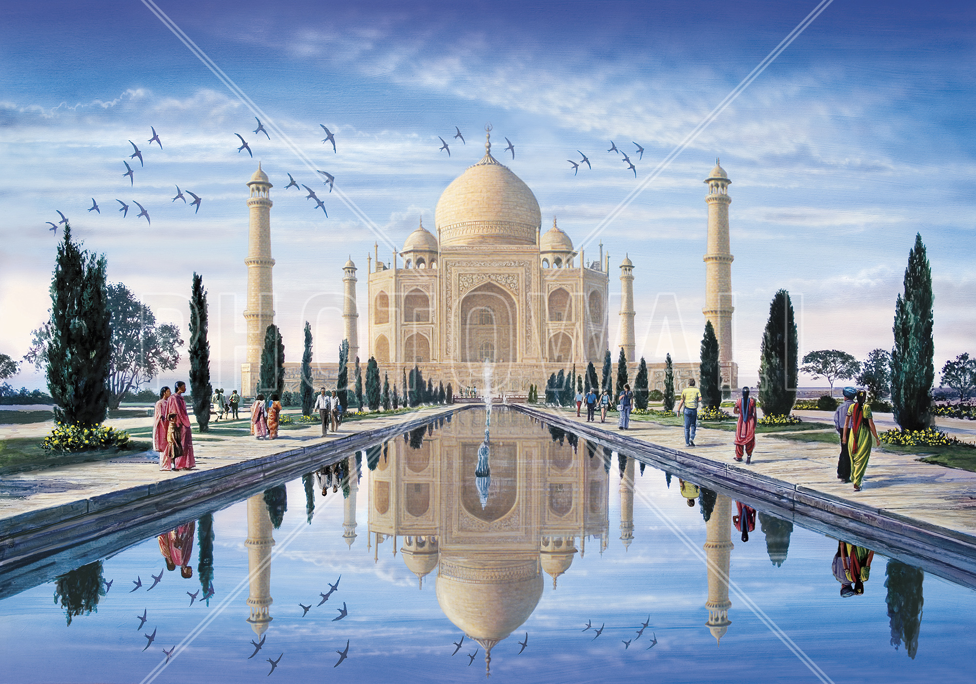 Taj Mahal - Wallpaper - Taj Mahal , HD Wallpaper & Backgrounds