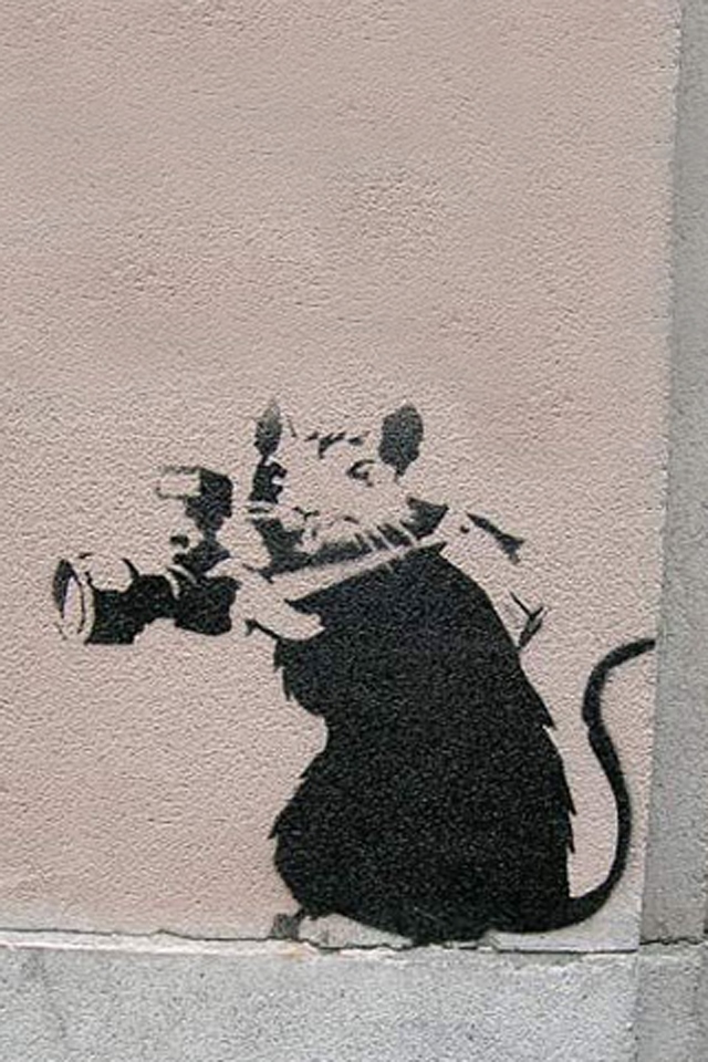 Banksy Rat With Camera , HD Wallpaper & Backgrounds