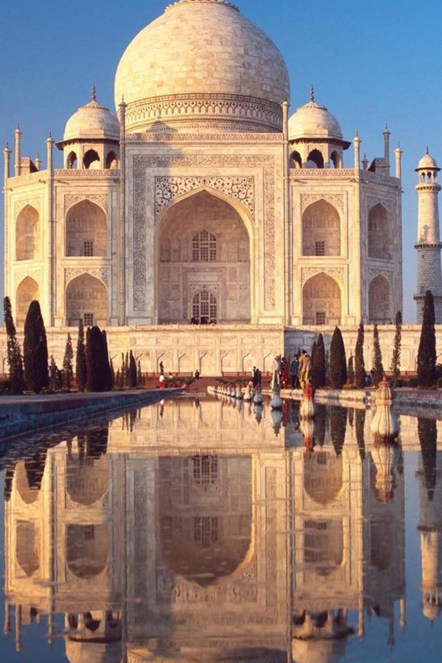 Taj Mahal Iphone Wallpaper - Taj Mahal Wallpaper Iphone , HD Wallpaper & Backgrounds