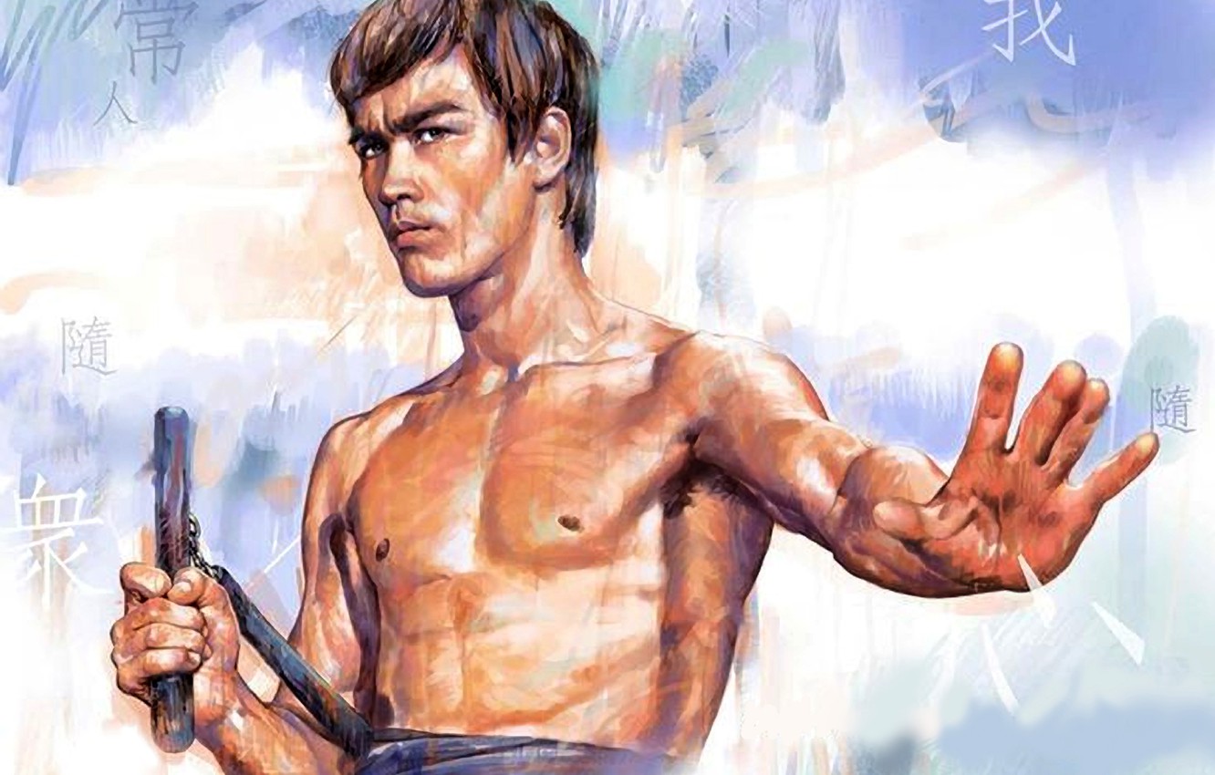 Photo Wallpaper Master, Legend, Bruce Lee, Bruce Lee - Bruce Lee Cartoon Wallpaper Hd , HD Wallpaper & Backgrounds