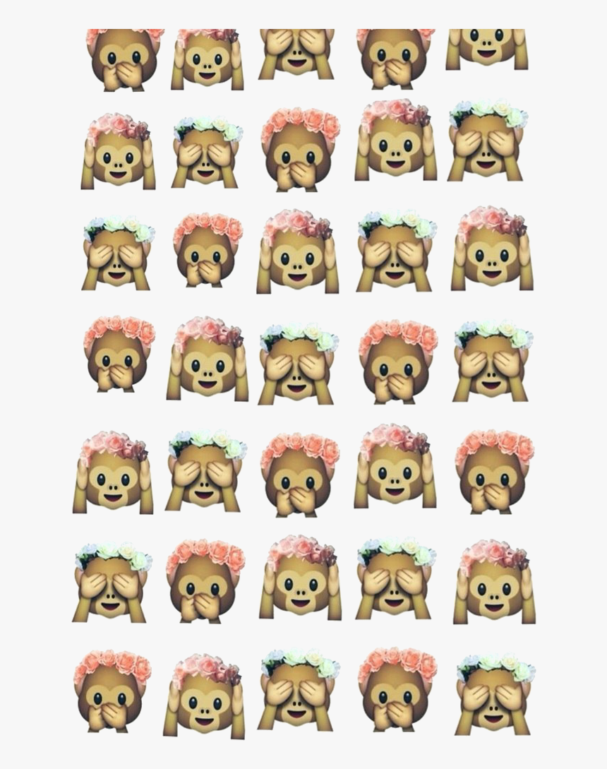 Emoji Monkey Wallpaper Hd, Hd Png Download - Monos Emojis , HD Wallpaper & Backgrounds