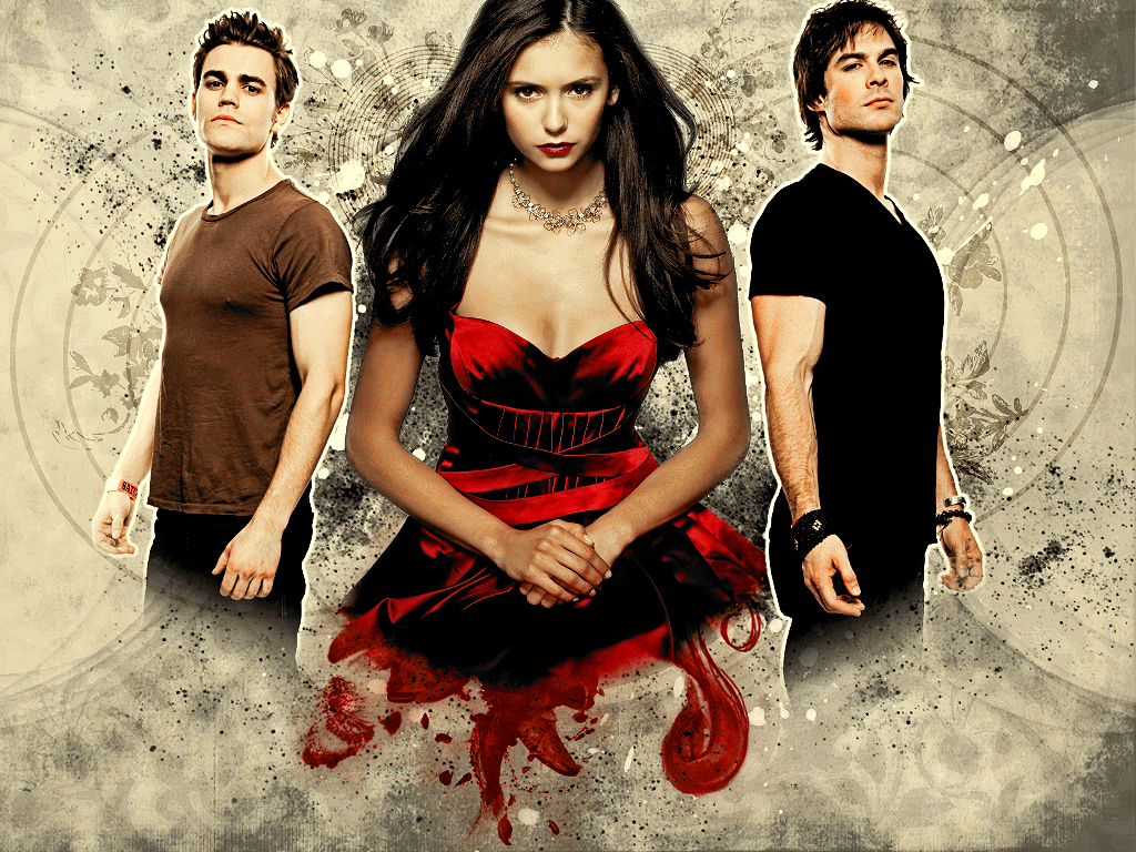 Christmas The Vampire Diaries , HD Wallpaper & Backgrounds