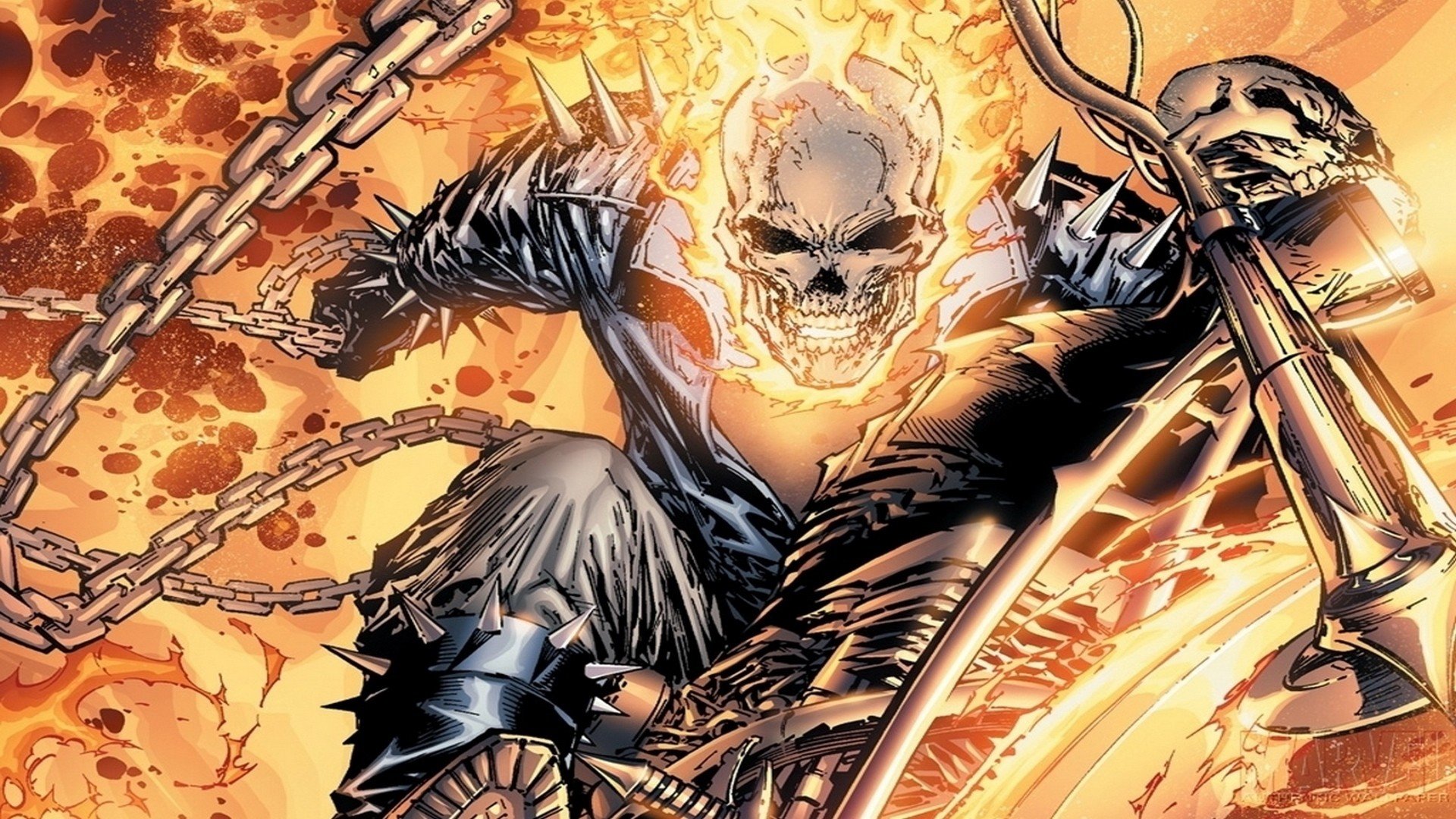 Free Ghost Rider High Quality Wallpaper Id - Marvel Comics Ghost Rider Vs , HD Wallpaper & Backgrounds