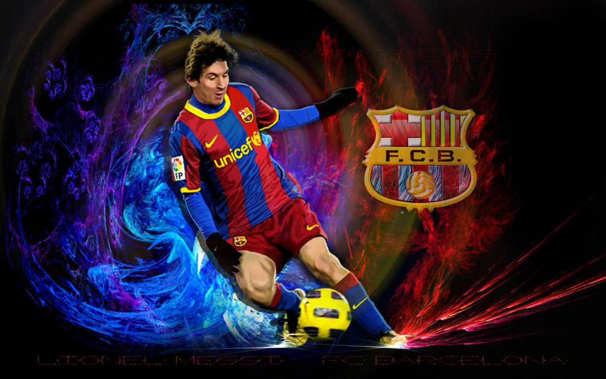 Lionel Messi Wallpaper - Lionel Messi And Barcelona , HD Wallpaper & Backgrounds