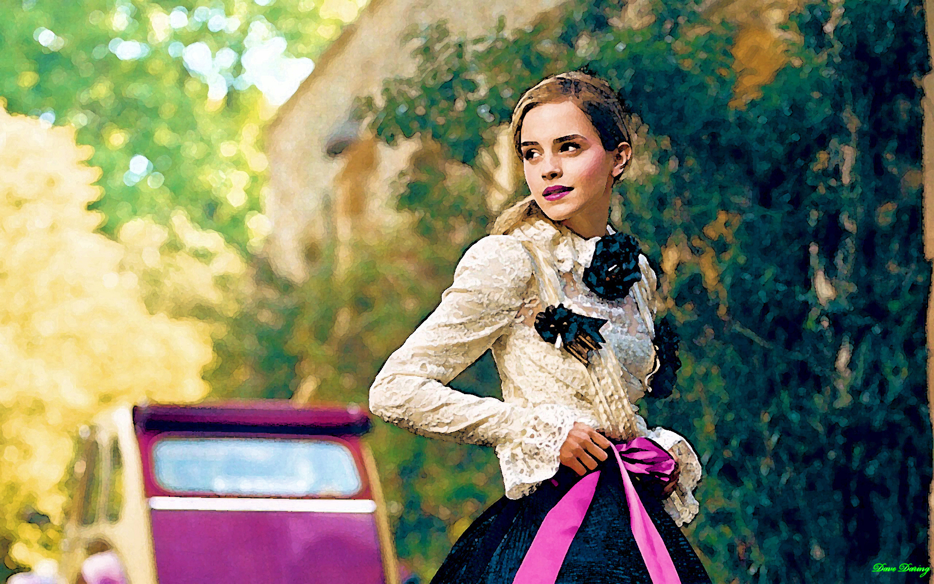 Emma Watson Portrait Wallpapers Emma Watson 14832078 - Emma Watson Teen Vogue Cover 2009 , HD Wallpaper & Backgrounds