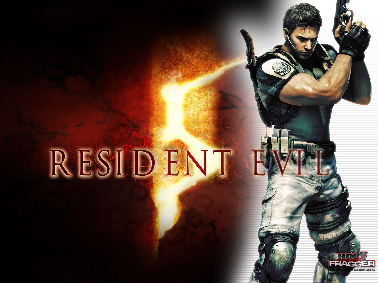 Resident Evil % Wallpaper - เกม Resident Evil 5 , HD Wallpaper & Backgrounds