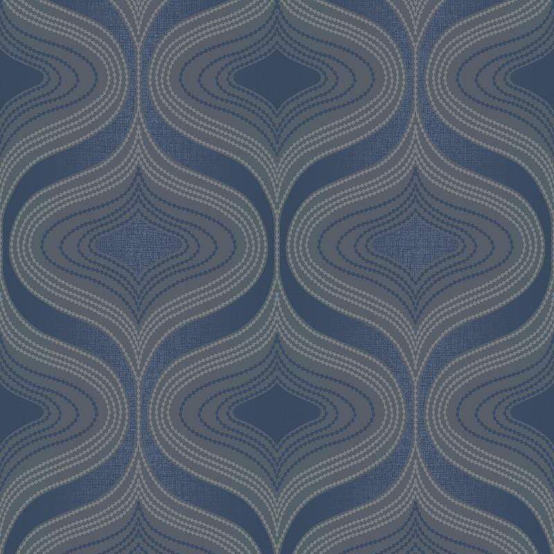 Nuevo Geometric Navy Wallpaper - Motif , HD Wallpaper & Backgrounds